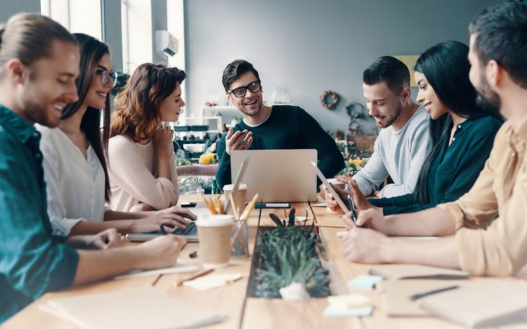 Zen 9 Marketing Account based marketing vs inbound marketing people in a marketing company having a meeting