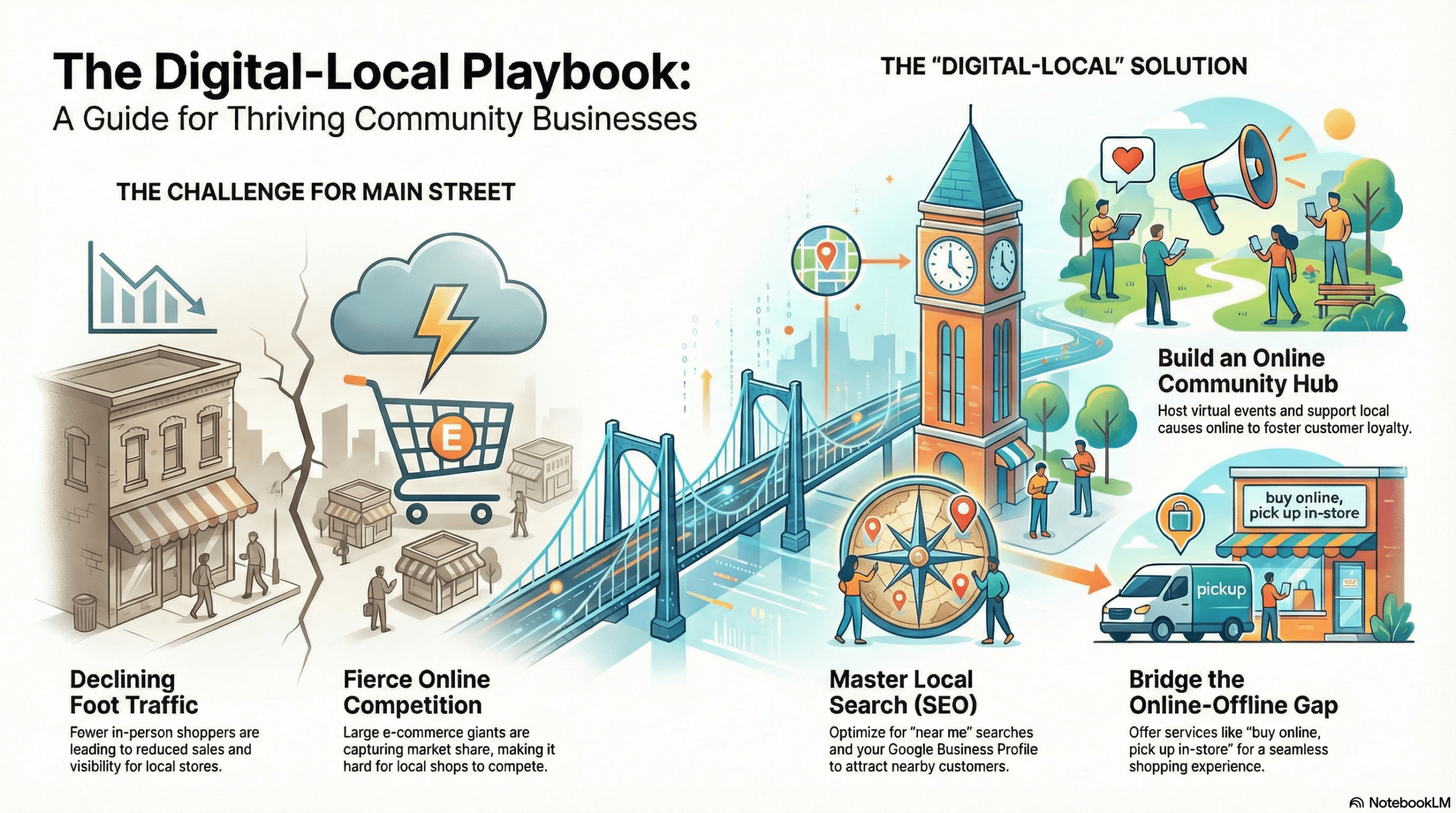 An infographic explaining how local can help a business